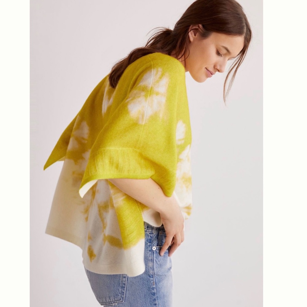 NWT Anthropologie 100% Luxe Cashmere Oversized Top Pullover Sweater size XS - Picture 1 of 10